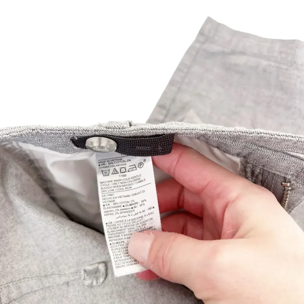 Old Navy Gray Flat Front Shorts Sz 14 Boys